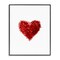 Stupell Industries Cluster of Hearts Shape Framed Giclee, design by Christine Simpson Art